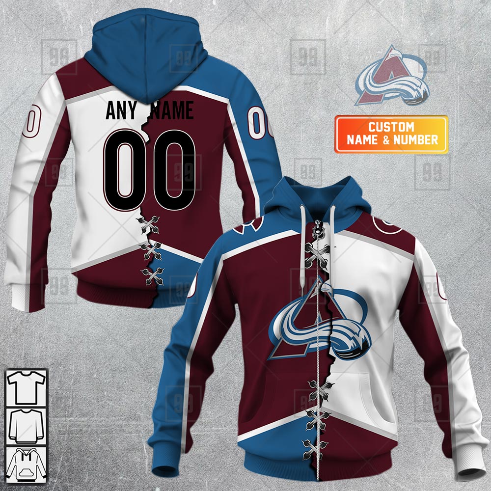 Keep Warm and Stylish this Winter with the Custom NHL Hoodie 53