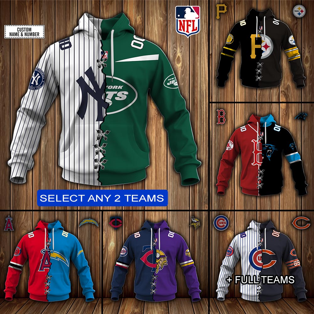 MLB x NFL Special Design Collection | Select Any 2 Teams to Mix and Match!